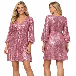 Lilly Pulitzer Estrella Sequin Dress 14 Pink Conch Shell NWT Cocktail Party